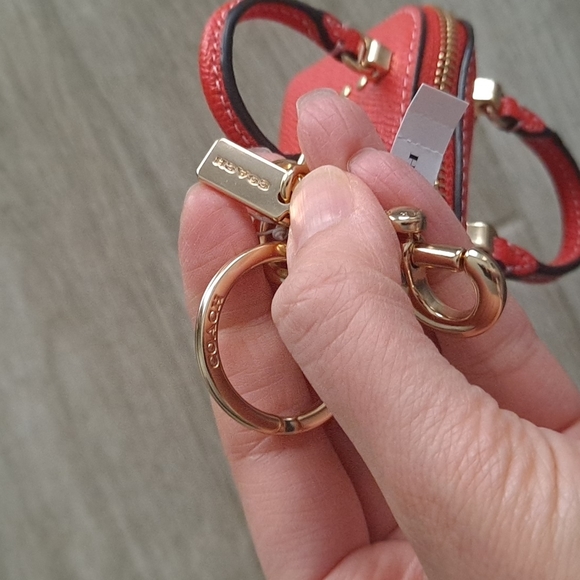 NWT red Coach bag charm - Picture 16 of 16